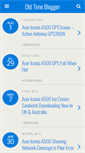 Mobile Screenshot of oldtimeblogger.com